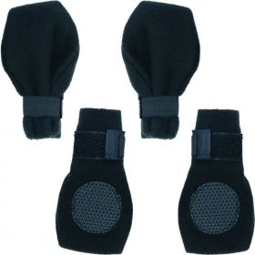 Fahion Pet Arctic Fleece Dog Boots  Black (Option: Small (2.75" Paw))